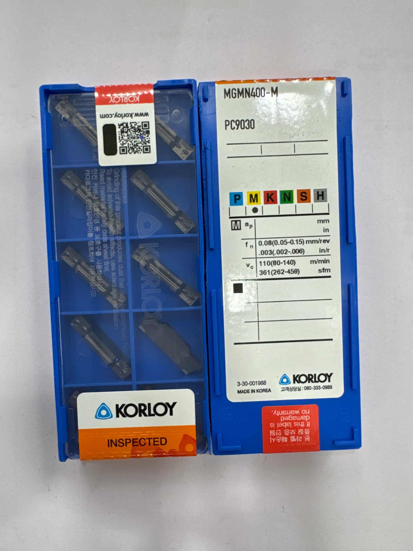 MGMN 400 GROOVING INSERT (KORLOY)