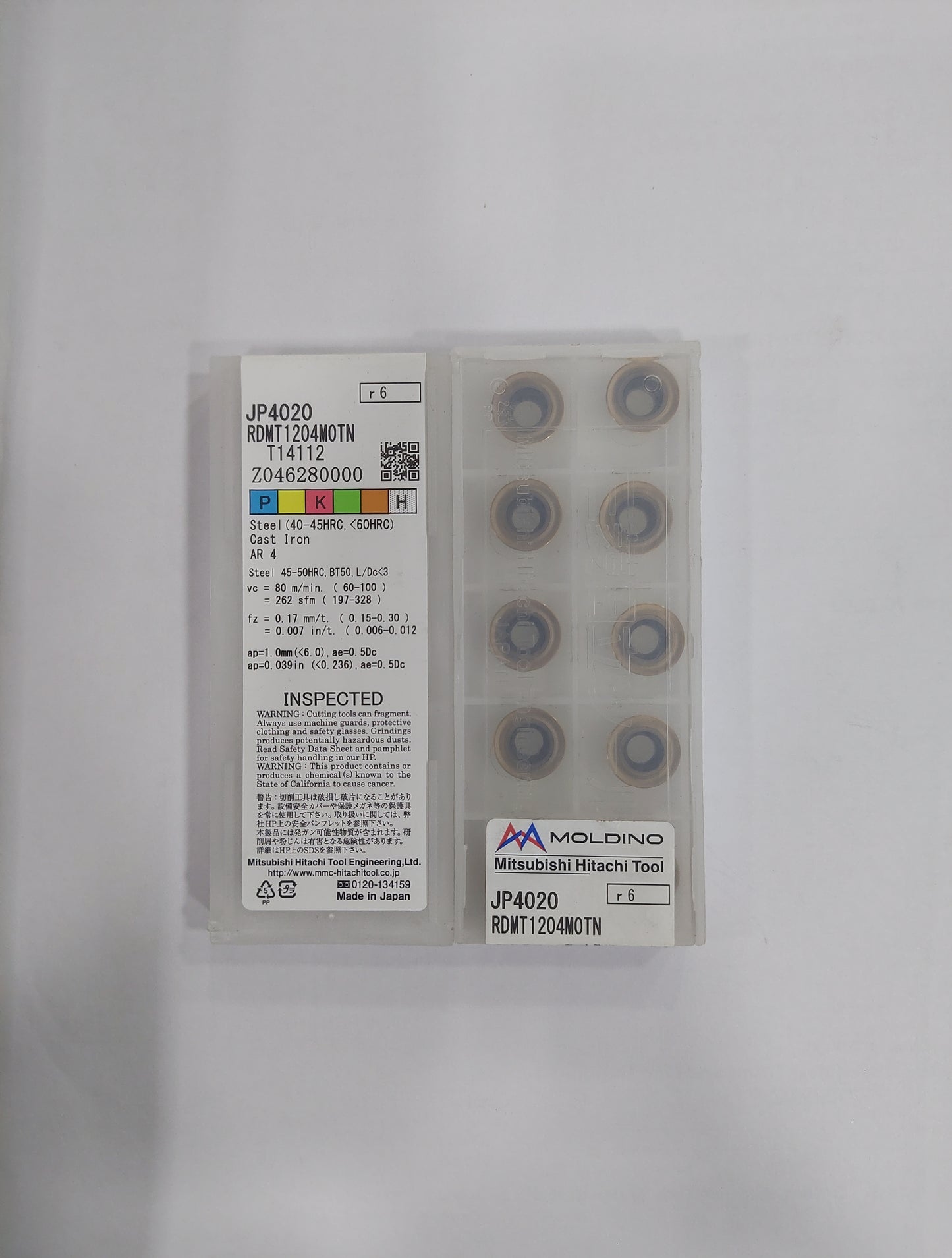 Milling Hitachi Inserts ( Moldino ) โ Midland Tools India