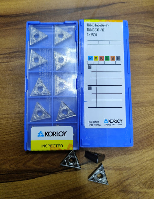 TNMG 160404/08/12 TURNING INSERT (KORLOY)