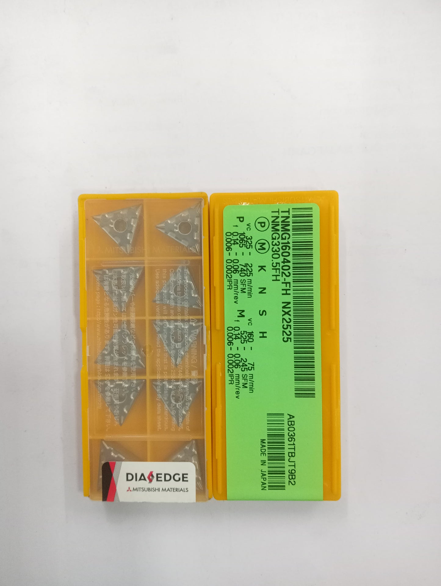 TNMG1604 GH UC5115 TURNING INSERT (MITSUBISHI)