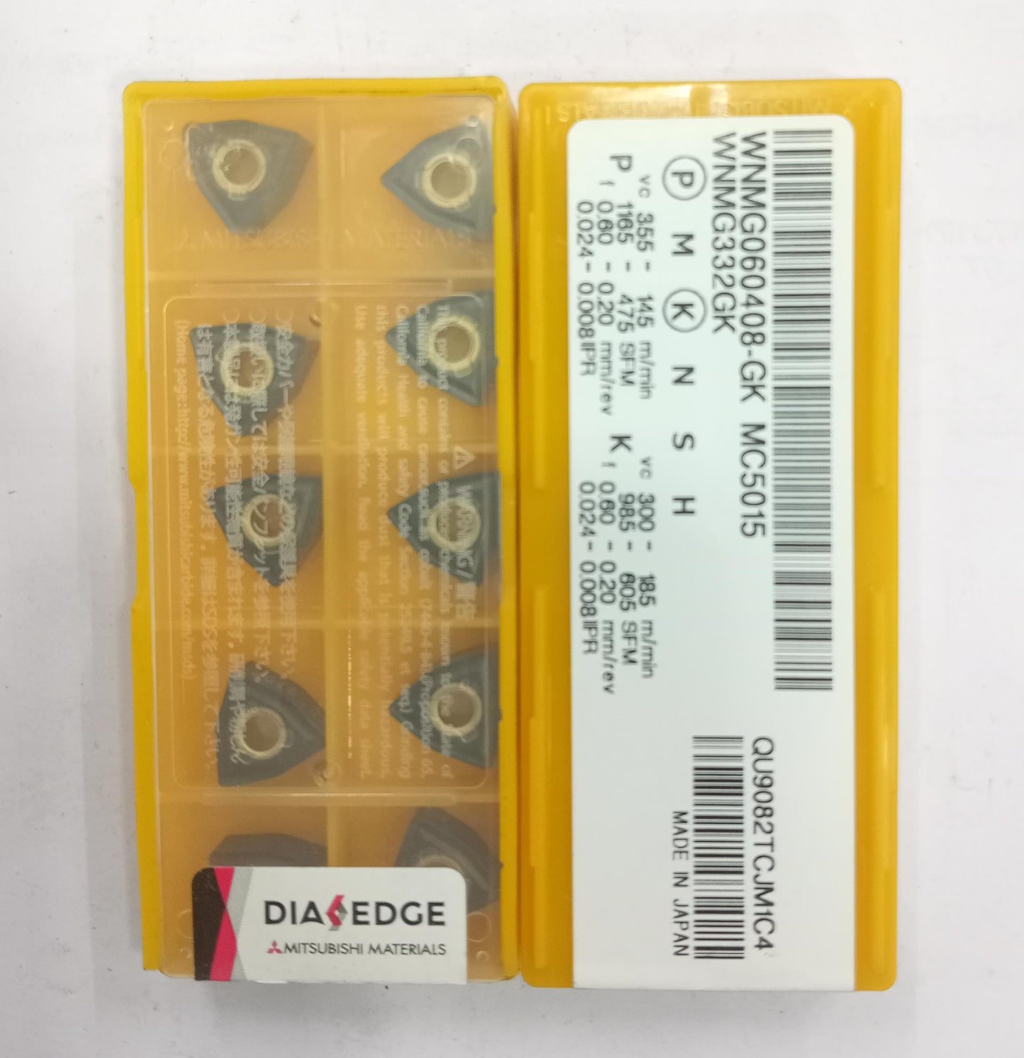 WNMG060404/08 TURNING INSERT (MITSUBISHI)