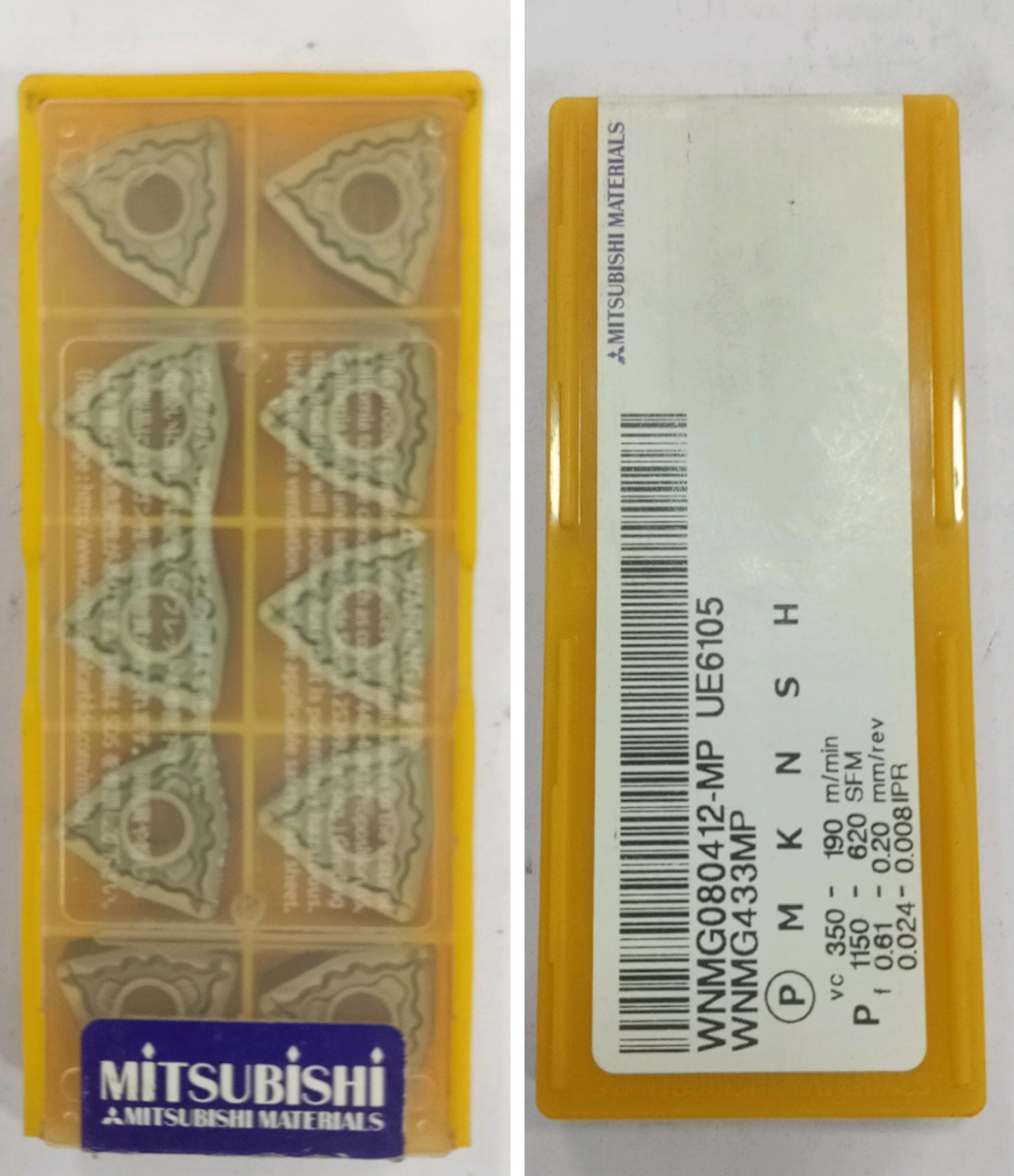 WNMG080404/08/12/16 TURNING INSERT (MITSUBISHI)