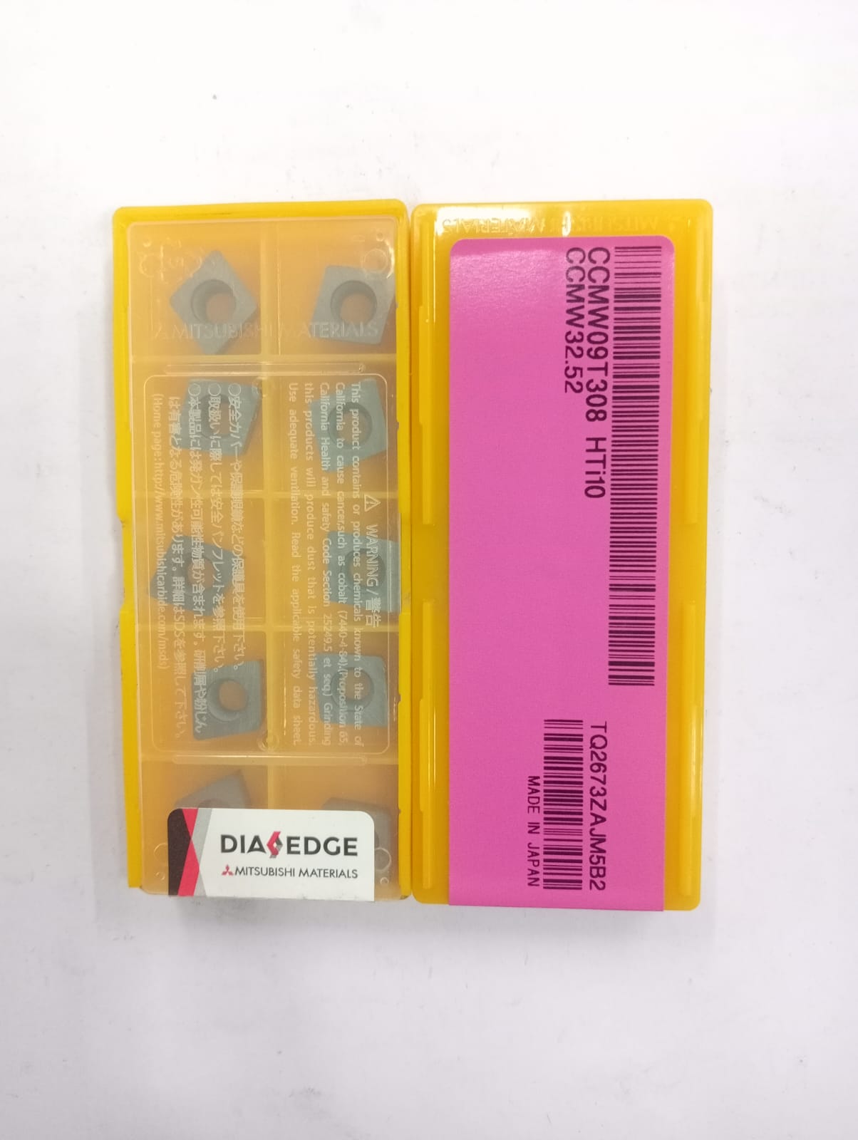 CCMW09T308 HTI10 TURNING INSERT (MITSUBISHI)