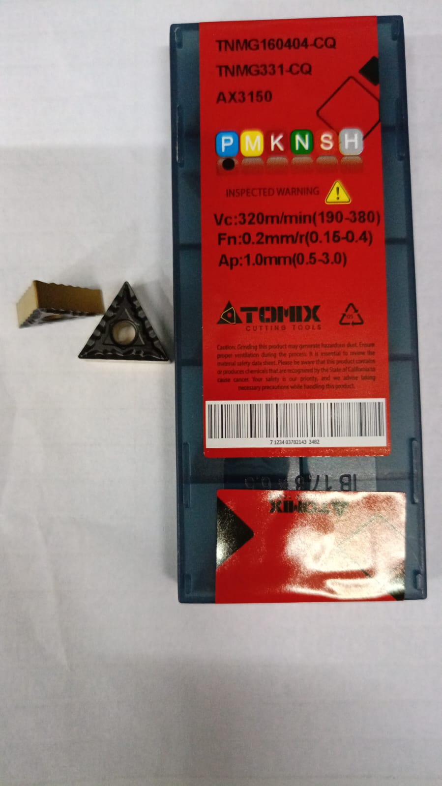 TNMG160404 Turning Insert โ Atomix โ Midland Tools India