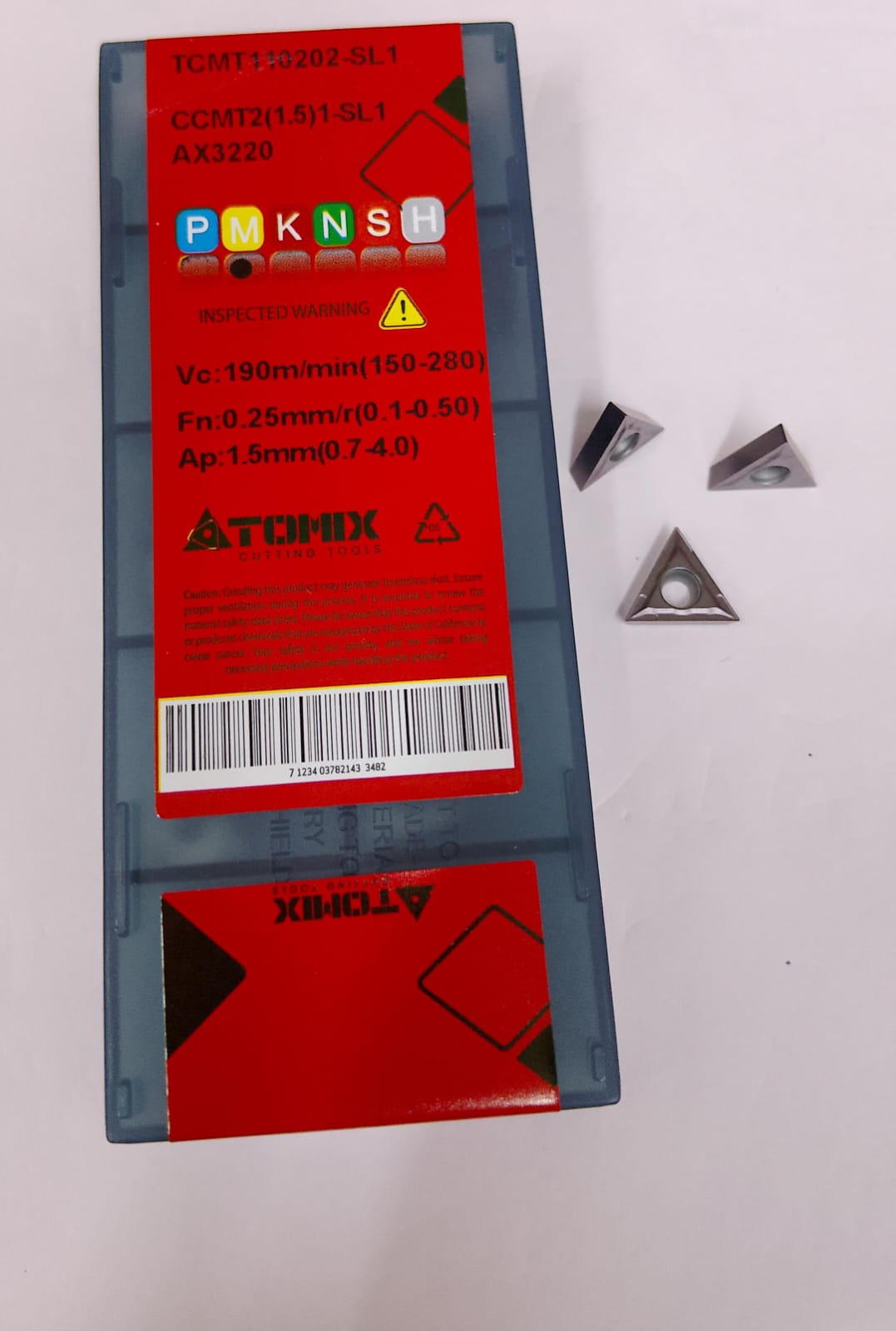 TCMT110202 Turning Insert โ Atomix โ Midland Tools India