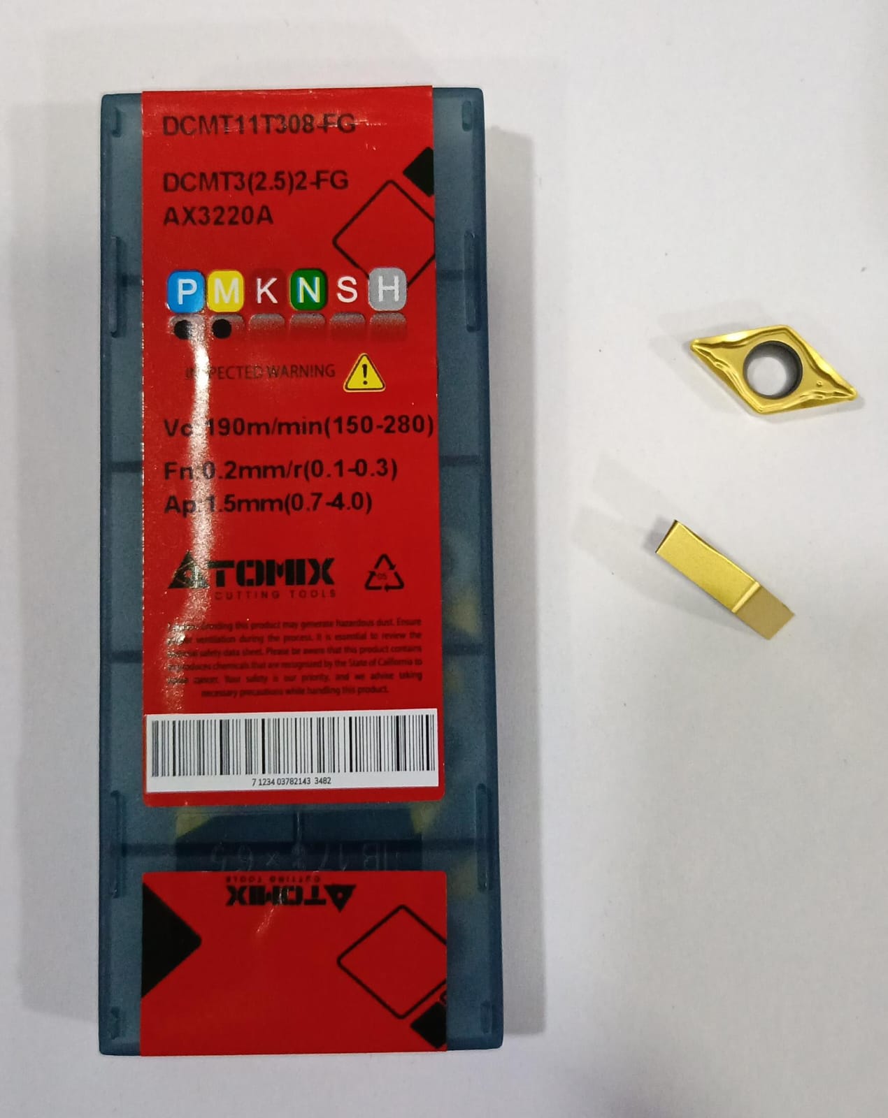 DCMT11T308 INSERT (ATOMIX)