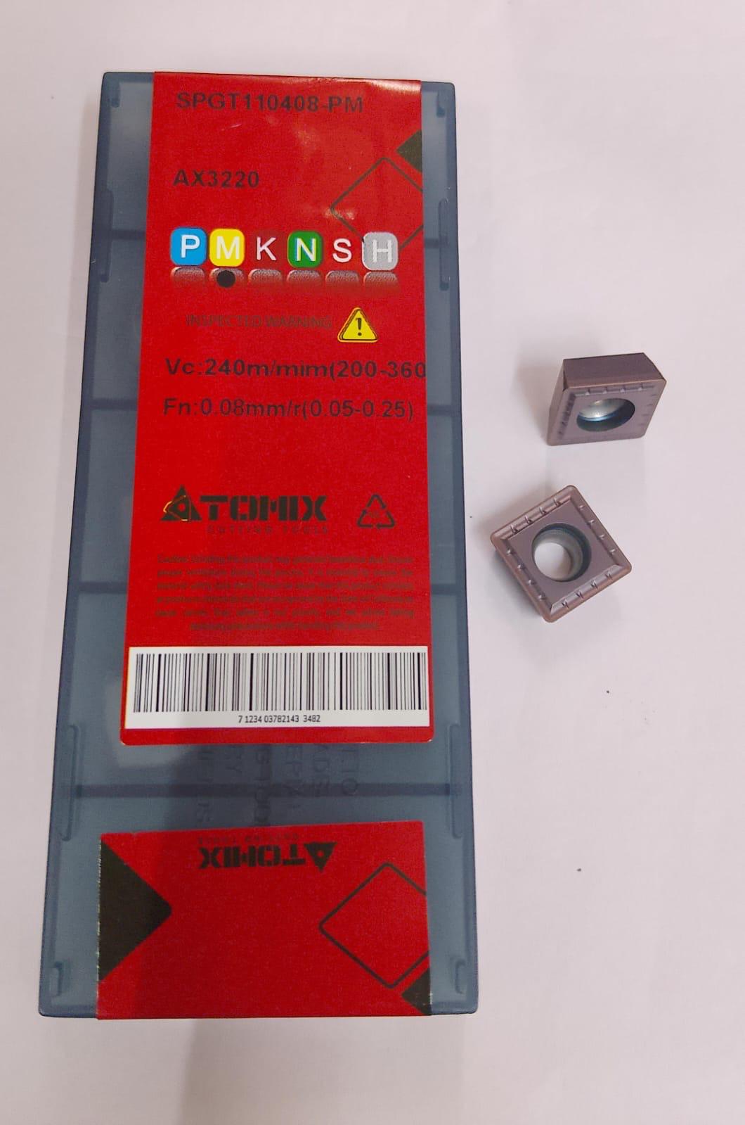 SPGT110408-PM Drilling Insert โ Atomix โ Midland Tools India