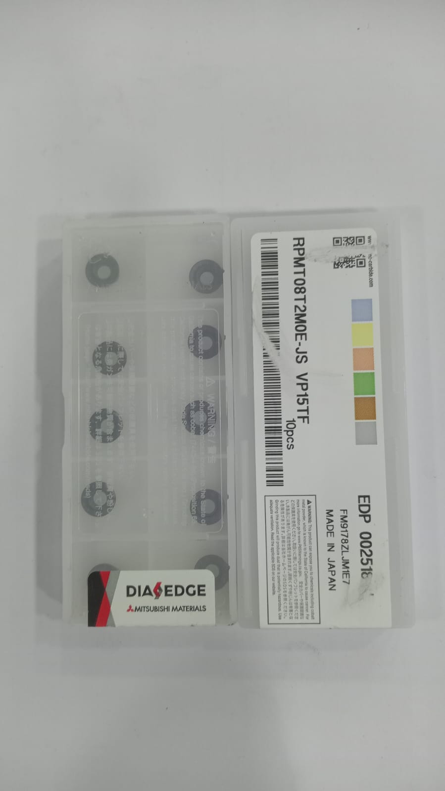 RPMT08T2 MOE-JS VP15TF TURNING INSERT (MITSUBISHI) โ Midland Tools India