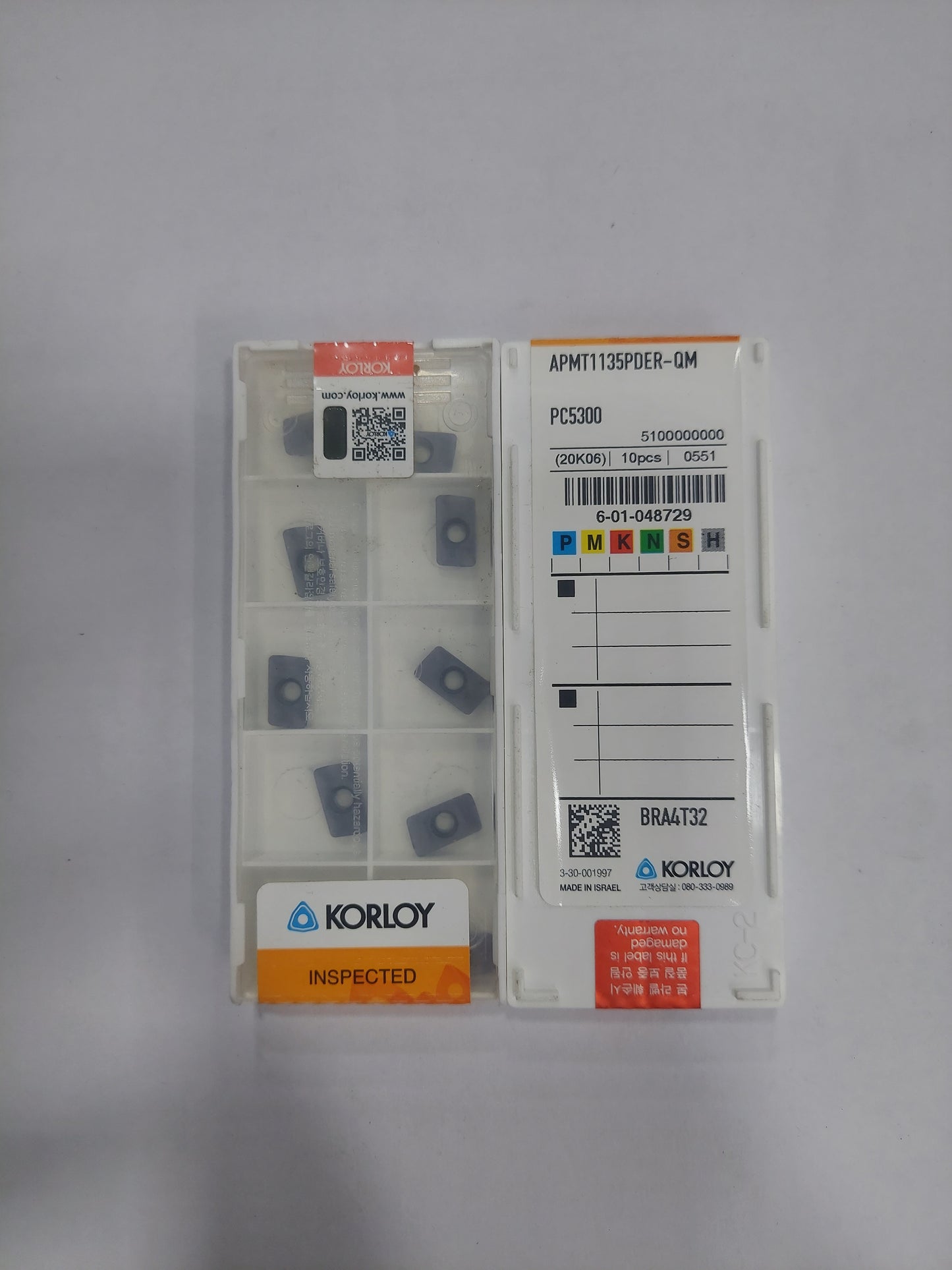 Milling Insert Korloy APMT โ Midland Tools India