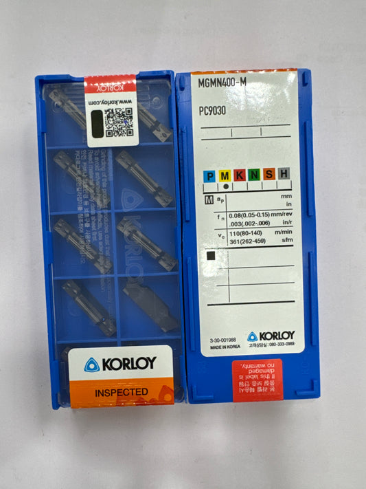 MGMN 400 GROOVING INSERT (KORLOY)