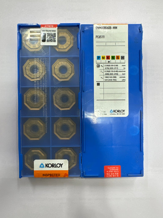 ONMX080608 MILLING INSERT (KORLOY)