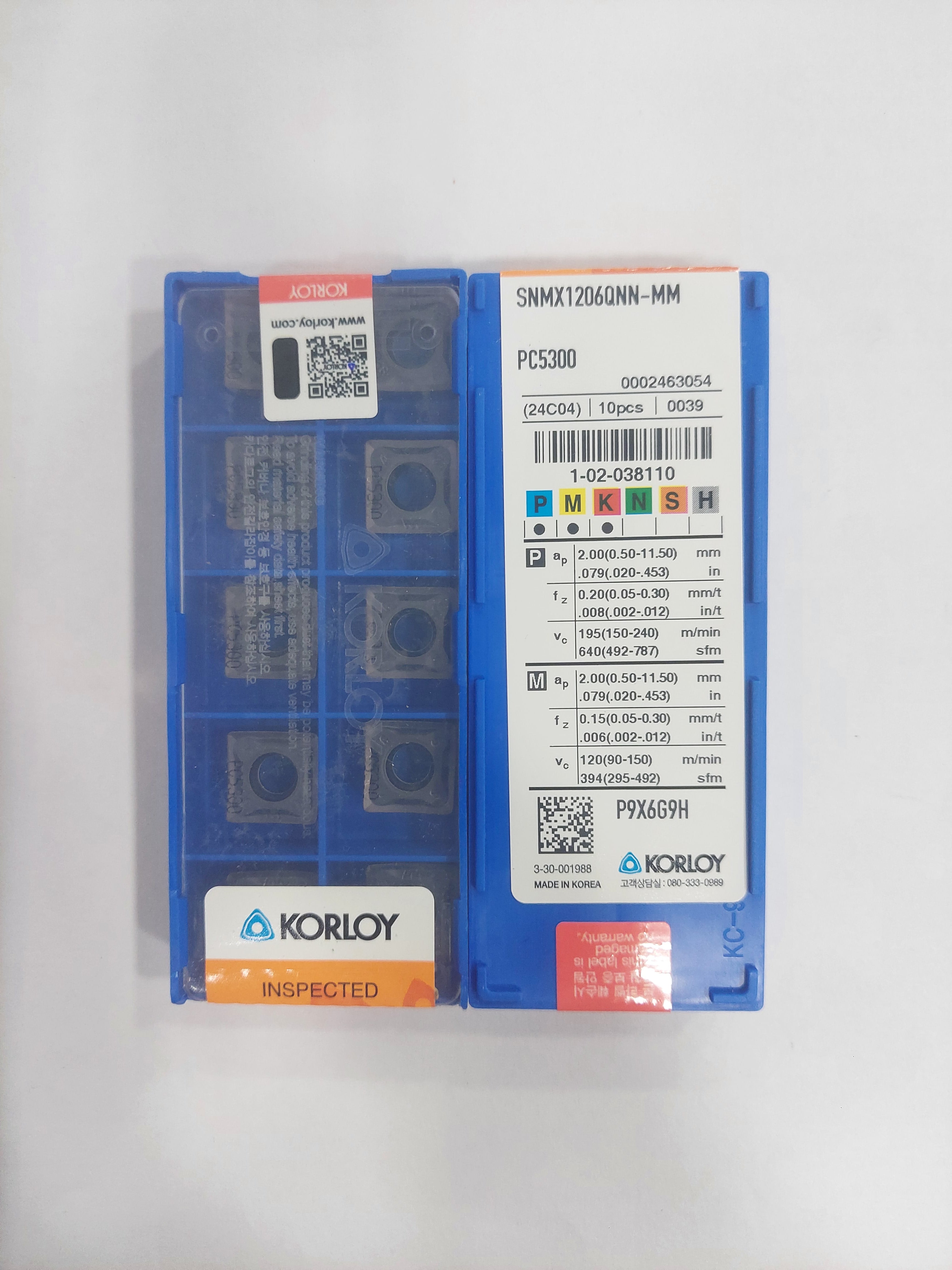 Milling SNMX Insert Korloy | Korloy | Buy Online - Midland Tools ...