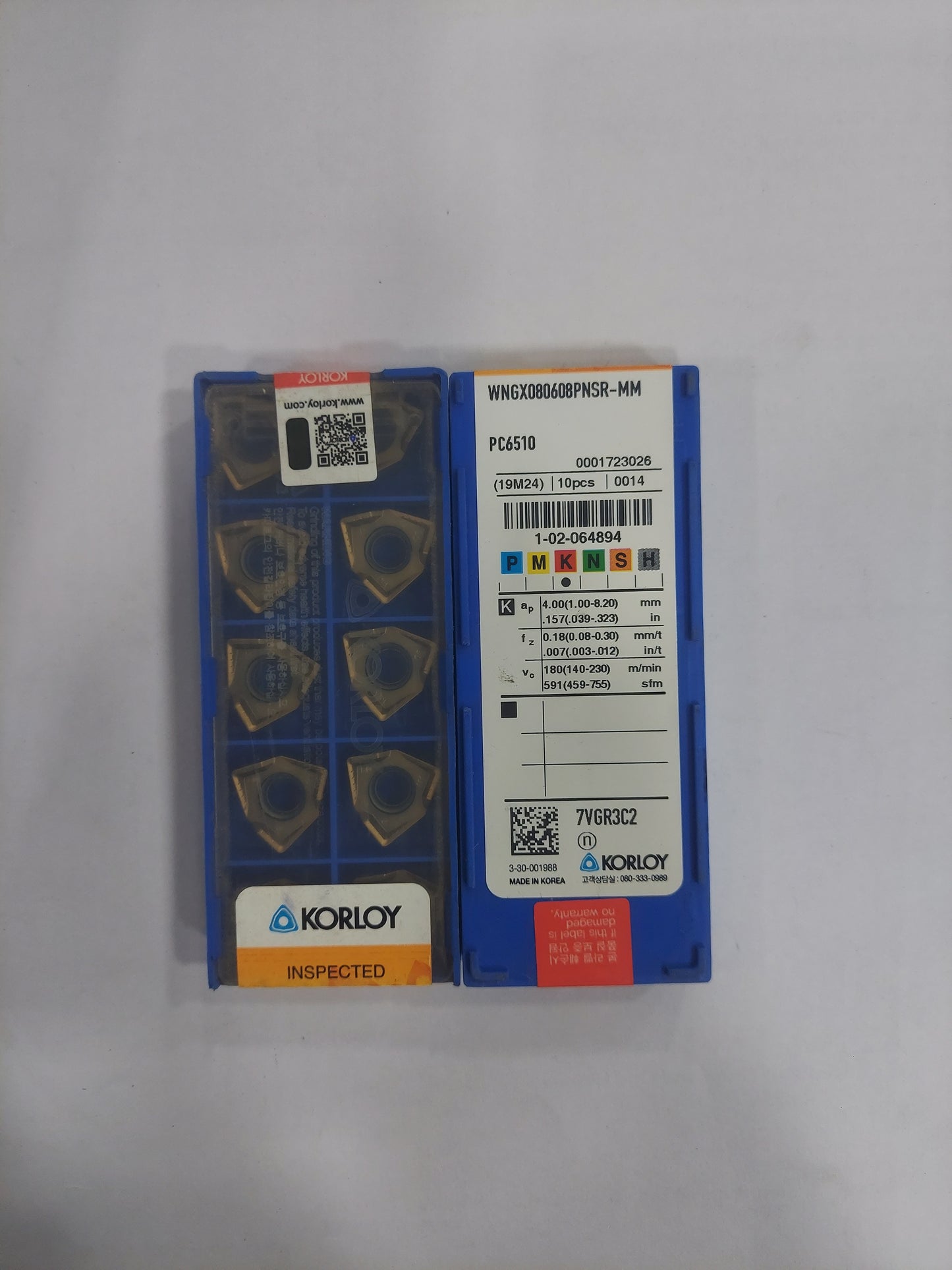Milling WNGX Insert Korloy — Midland Tools India