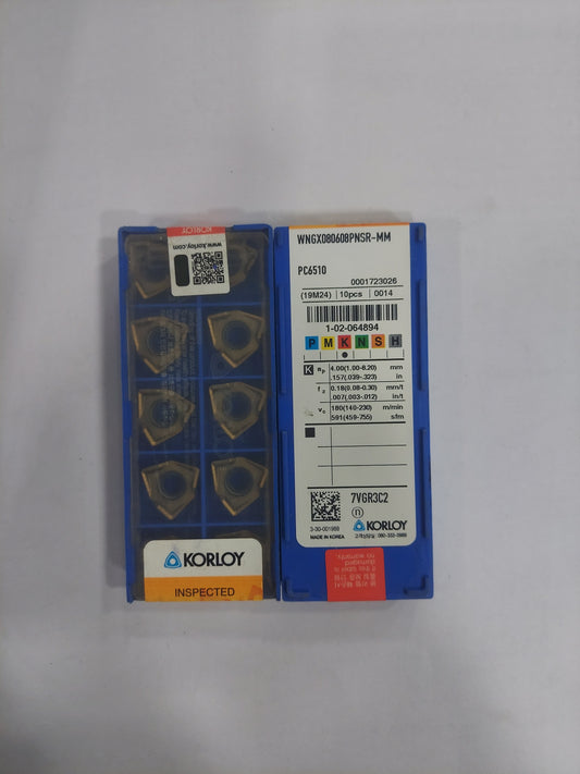 Milling WNGX Insert Korloy — Midland Tools India