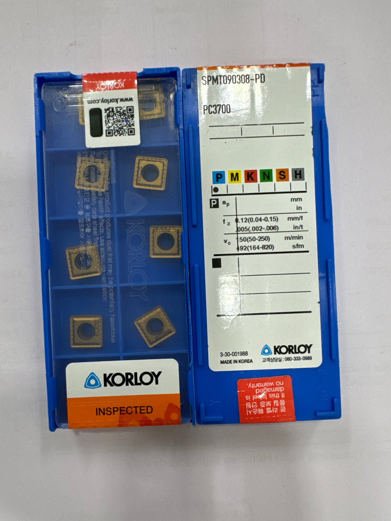 SPMT090308  MILLING/U-DRILL INSERT (KORLOY)