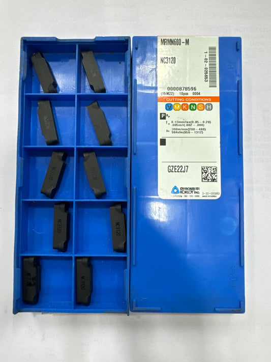 MRMN 600 GROOVING INSERT (KORLOY)