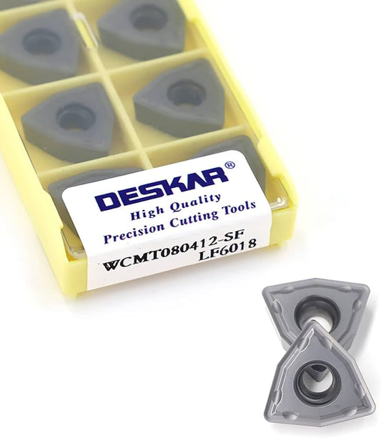 WCMT080412 SF LF6018 U-DRILL INSERT (DESKAR) — Midland Tools India