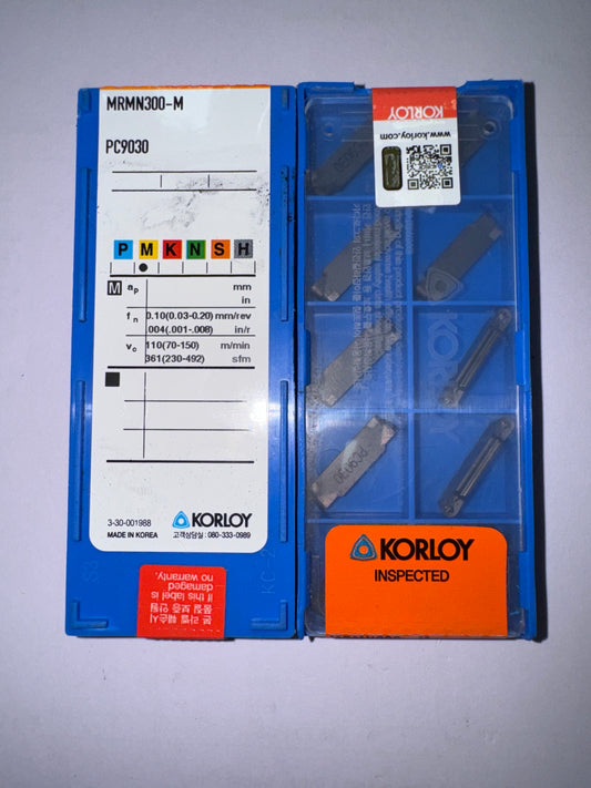 MRMN 300-M PC9030 GROOVING INSERT (KORLOY)