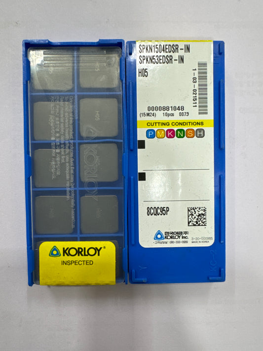 SPKN1504 EDSR-IN HO5 MILLING INSERT (KORLOY)
