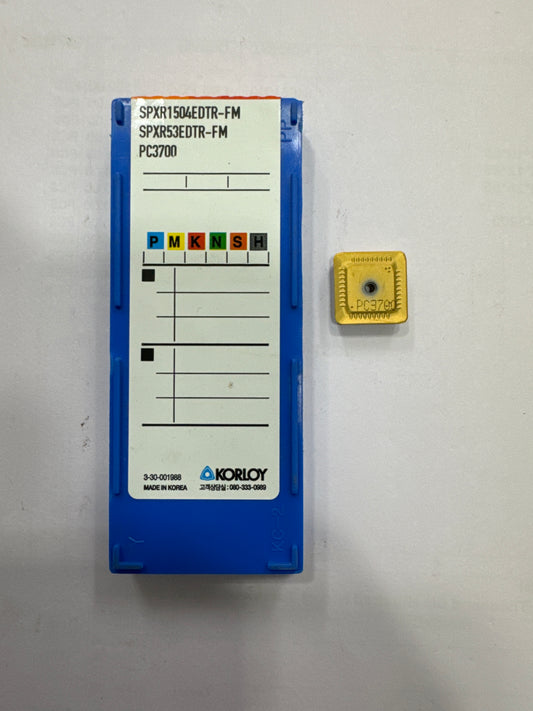 SPXR1504 EDTR-FM PC3700 MILLING INSERT (KORLOY)