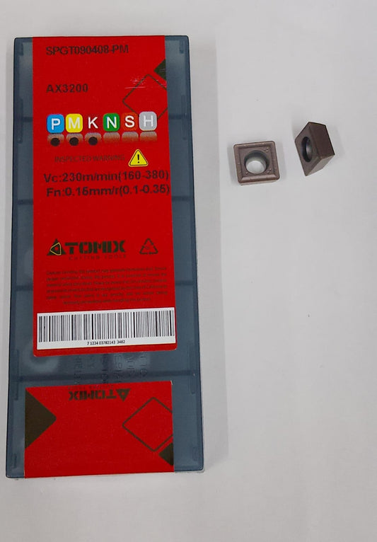 SPGT 090408-PM AX3200 Drilling Insert Atomix (Universal Grade)