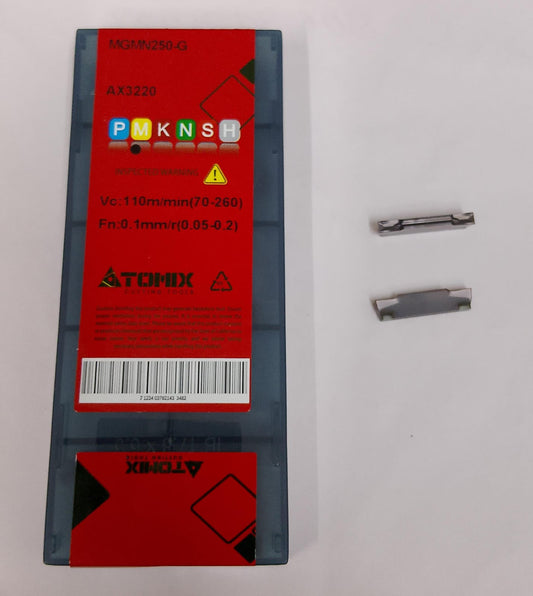 MGMN 250-G AX3220 Groving Insert Atomix (Universal Grade)