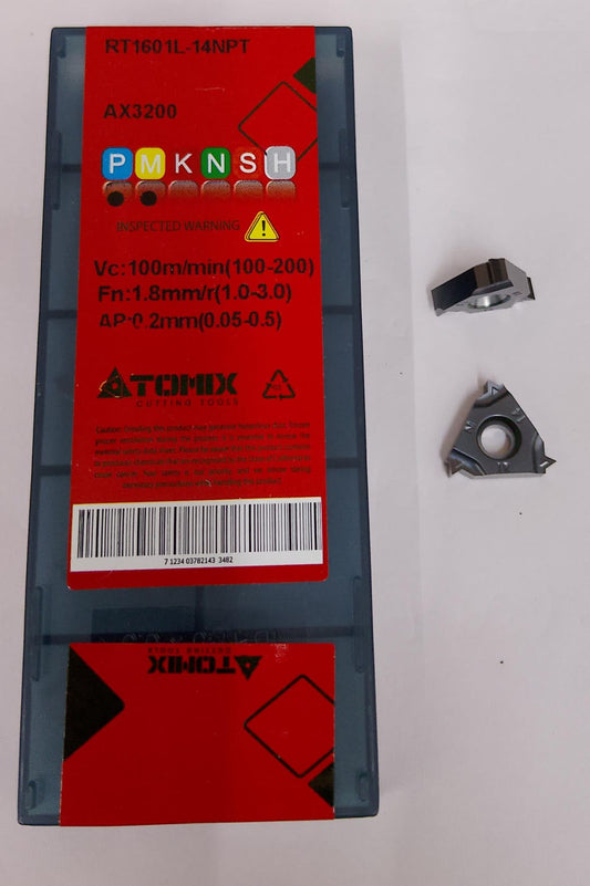 16IR 14NPT AX3200 Threading Insert Atomix (Universal Grade)