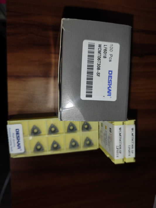 WCMT06T308 SF LF6018 U-DRILL INSERT (DESKAR) — Midland Tools India