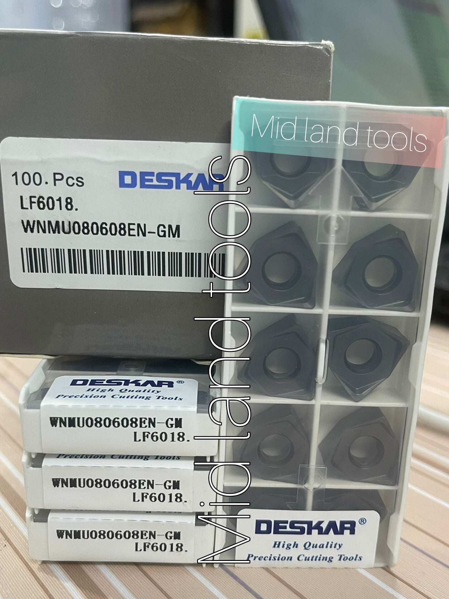 WNMU080608 EN-GM LF6018 MILLING INSERT (DESKAR) — Midland Tools India — image 2