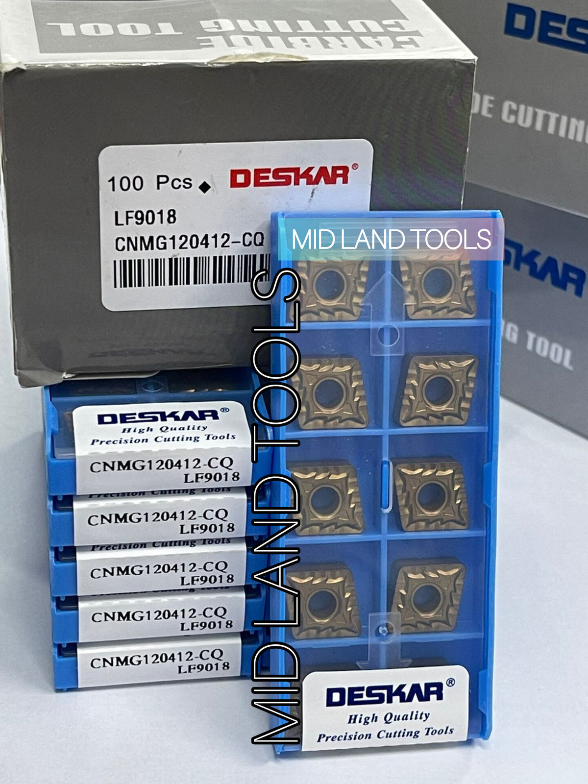 Deskar CNMG insert and sample packaging; sold per piece