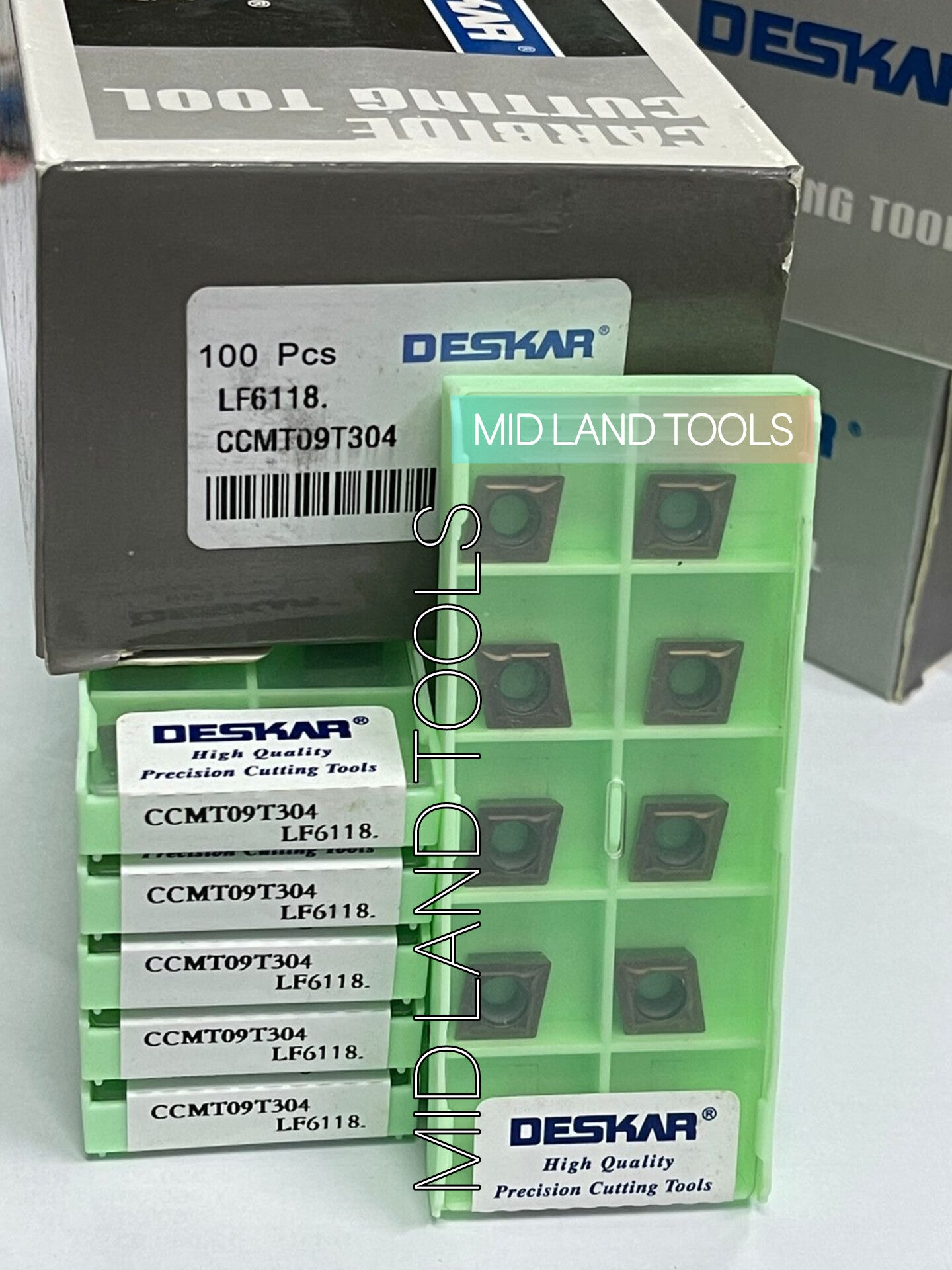 CCMT09T304/08 LF6118 TURNING INSERT (DESKAR) — Midland Tools India