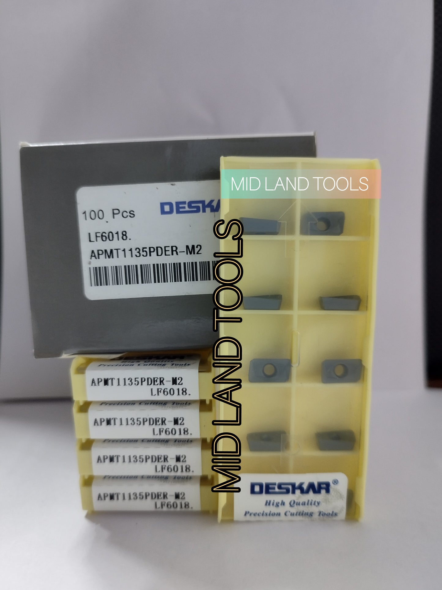 APMT1135 PDER-M2 LF6018 MILLING INSERT (DESKAR) — Midland Tools India