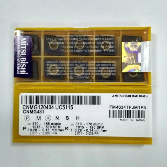 CNMA 120404/08/12 UC5115 TURNING INSERT (MITSUBISHI)
