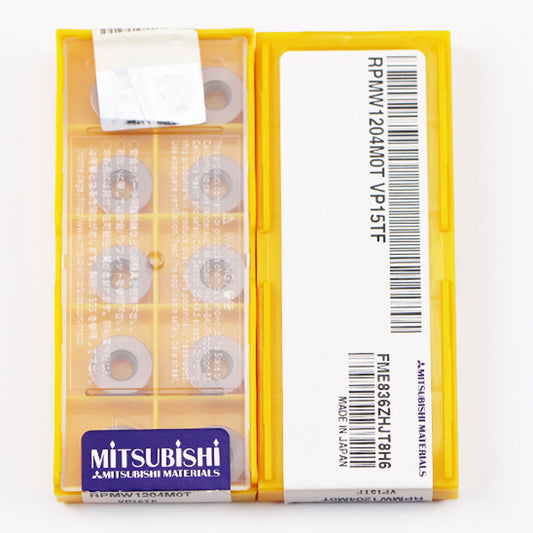 RPMW1204MOT VP15TF MILLING INSERT (MITSUBISHI) — Midland Tools India