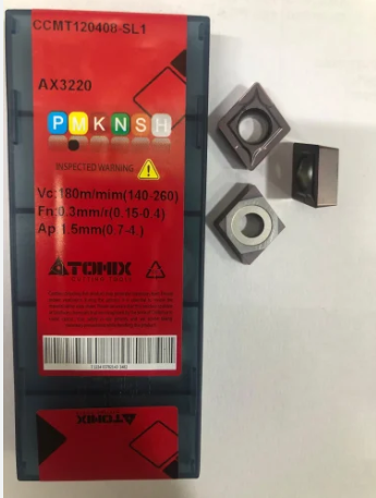 CCMT120408-SL1 Turning Insert — Atomix — Midland Tools India