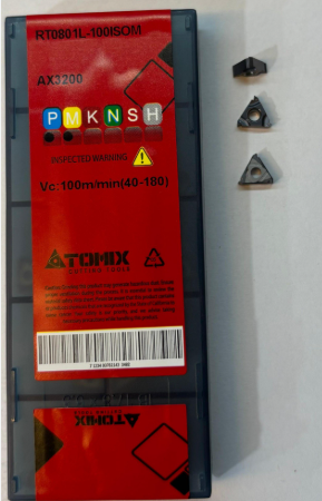 RT0801L AX3200 Internal Threading Insert — Atomix — Midland Tools India
