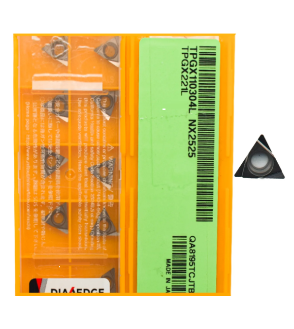 TPGX1103 NX2525MILLING INSERT (MITSUBISHI) — Midland Tools India