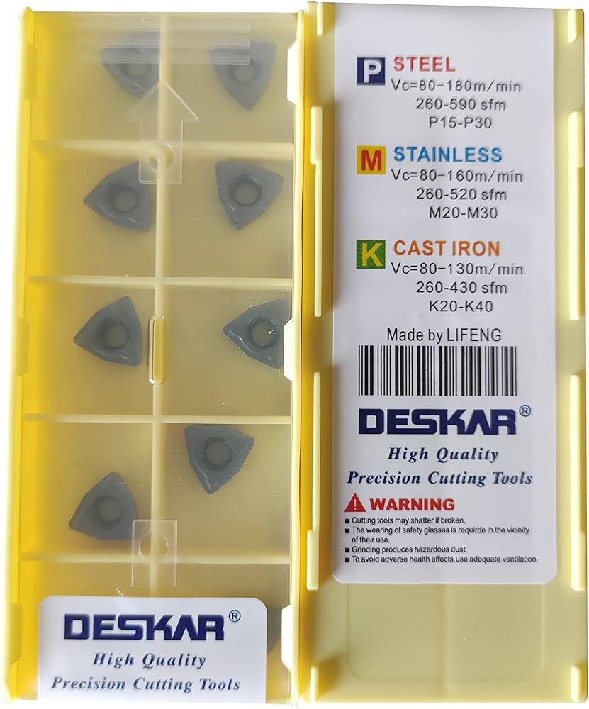 WCMT050308 SF LF6018 U-DRILL INSERT (DESKAR) — Midland Tools India
