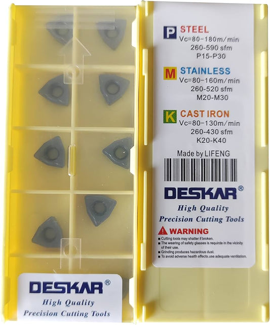 WCMT050308 SF LF6018 U-DRILL INSERT (DESKAR) — Midland Tools India