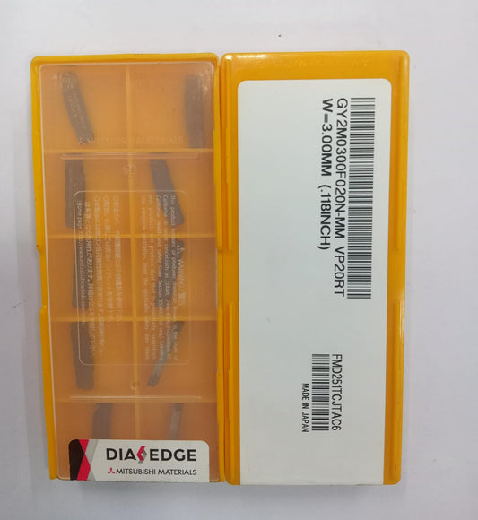 GY2MO300F020N-MM VP20RT GROOVING INSERT (MITSUBISHI)
