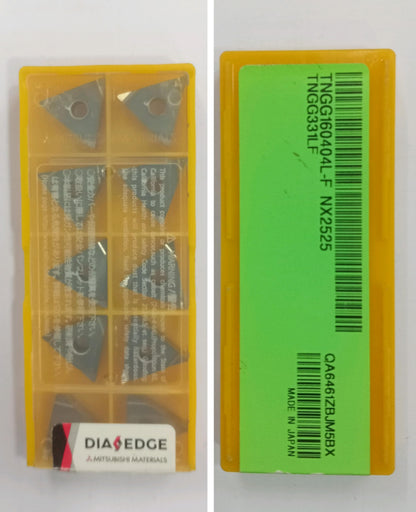 TNGG160404 CERMET INSERT (MITSUBISHI) — Midland Tools India