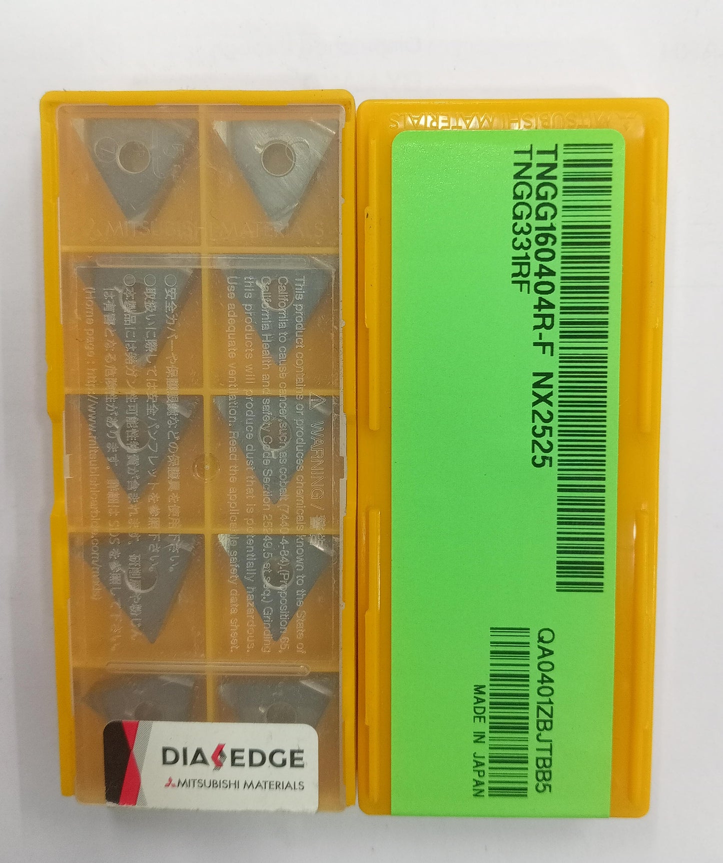 TNGG160404 CERMET INSERT (MITSUBISHI) — Midland Tools India — image 2