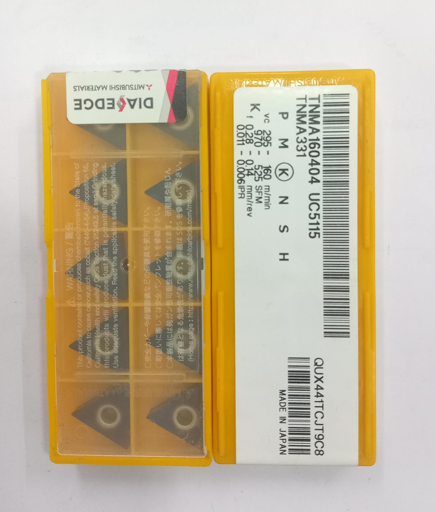 TNMA1604 UC 5115 TURNING INSERT (MITSUBISHI) — Midland Tools India