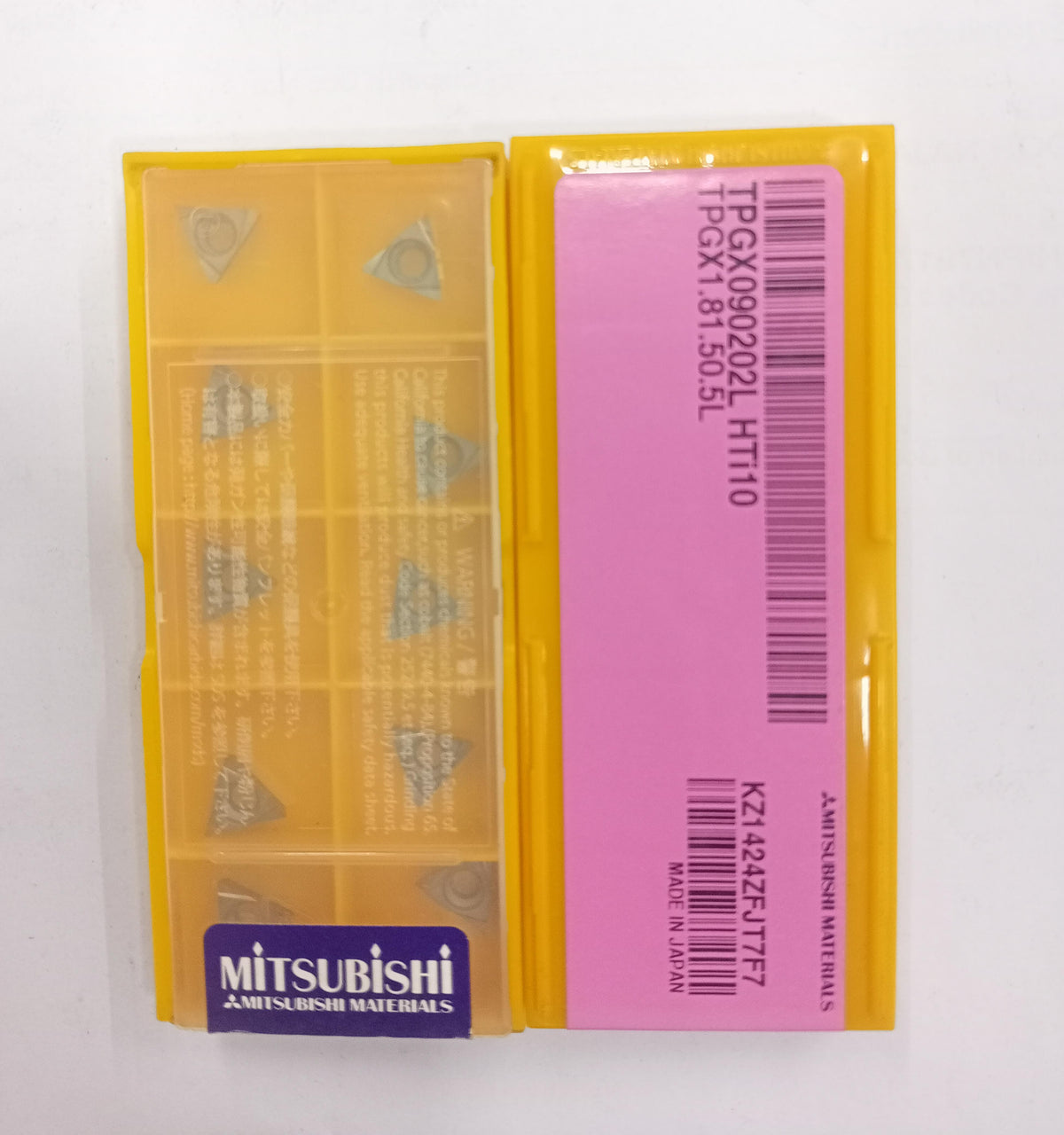 TPGX090202 L HTi10 MILLING INSERT (MITSUBISHI)