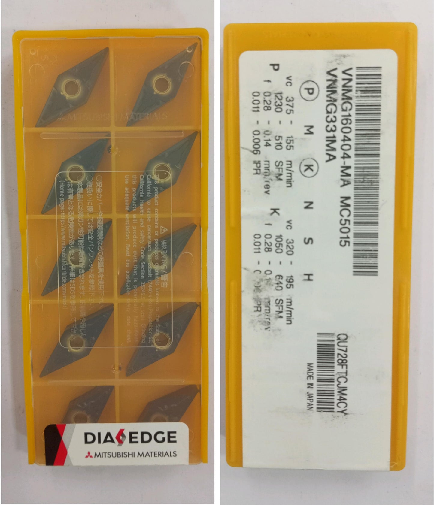 VNMG1602/04/08/12 TURNING INSERT (MITSUBISHI) — Midland Tools India — image 7