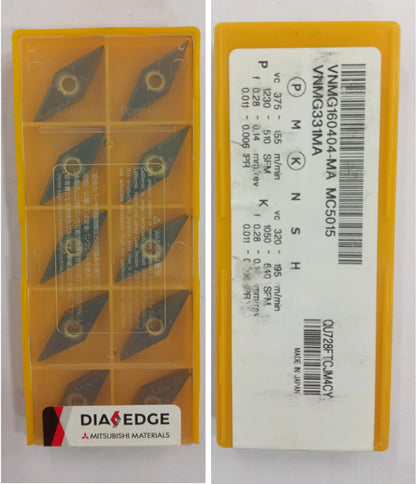 VNMG1602/04/08/12 TURNING INSERT (MITSUBISHI) — Midland Tools India — image 7
