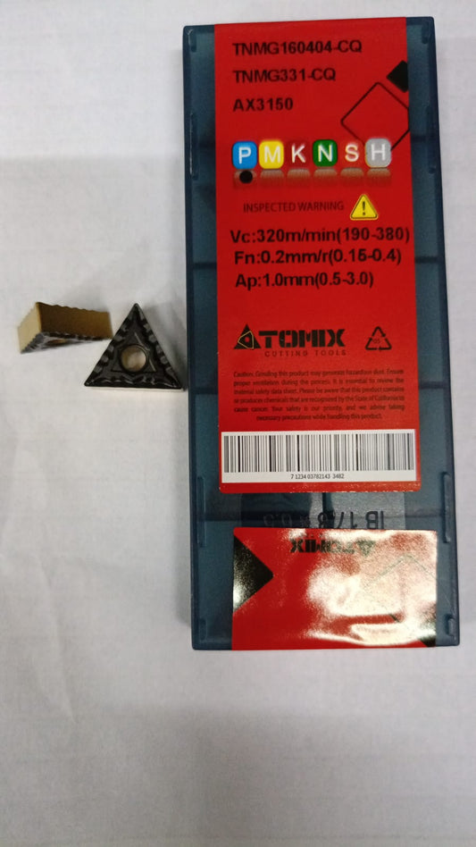 TNMG160404 Turning Insert — Atomix — Midland Tools India
