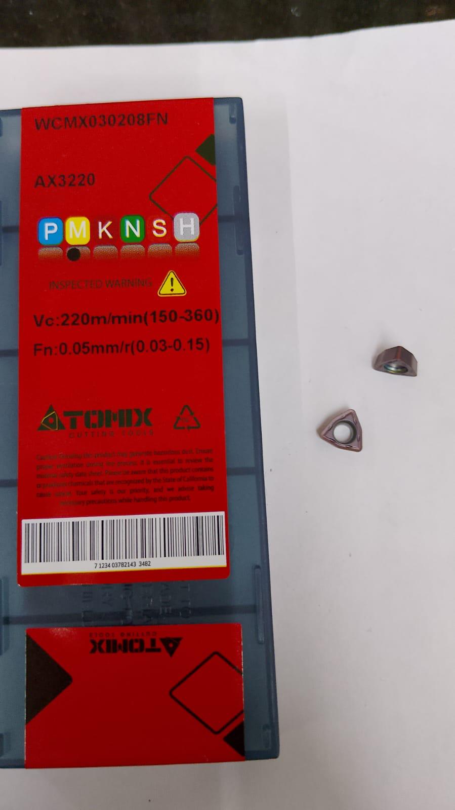 WCMX030208-ZK AX3220 Drilling Insert — Atomix — Midland Tools India