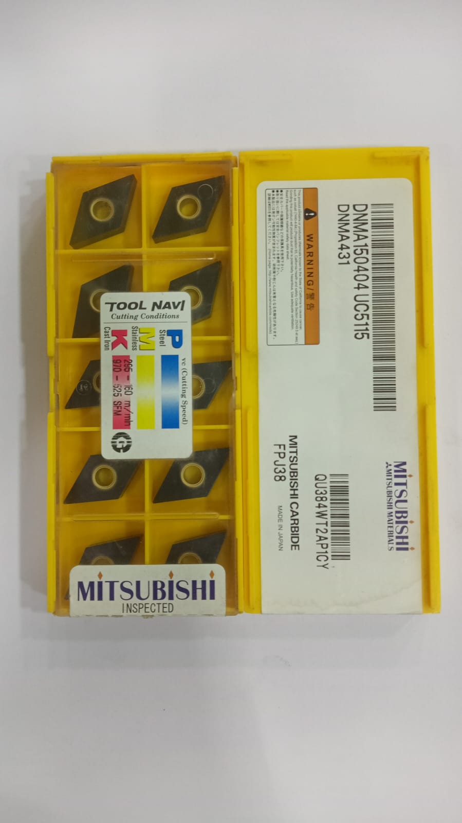 DNMA150404 UC5115 TURNING NSERT (MITSUBISHI) — Midland Tools India