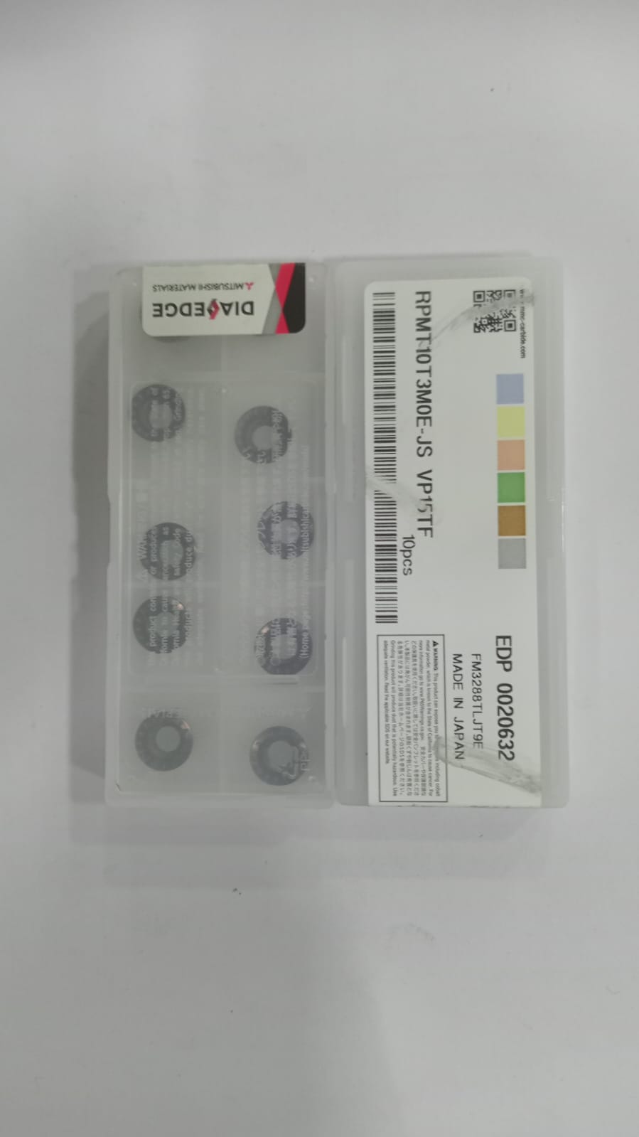 RPMT10T3 MOE-JS VP15TF TURNING INSERT (MITSUBISHI) — Midland Tools India
